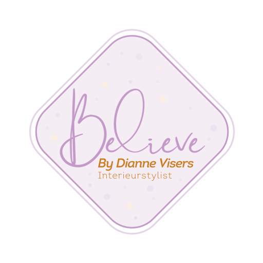 Believe by Dianne Visers Interieurstylist logo design.