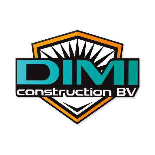 Dimi Construction BV logo design.