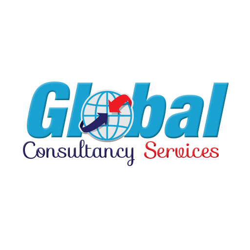 Global Consultancy Services logo design.