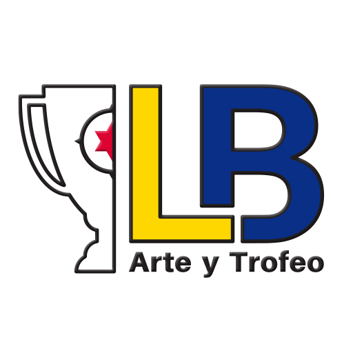 LB Arte y Trofeo logo design.