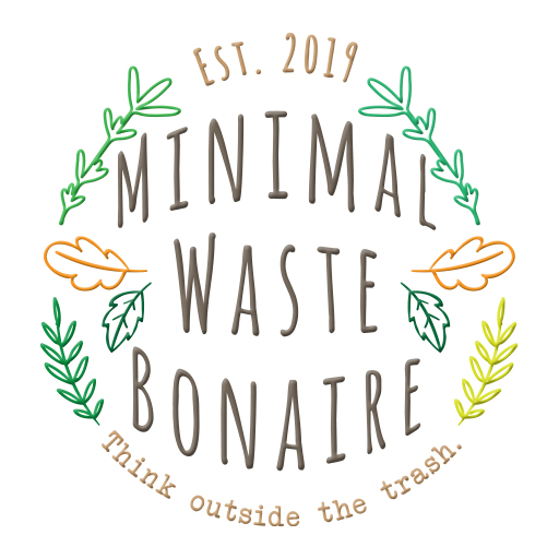 Minimal Waste Bonaire logo design.