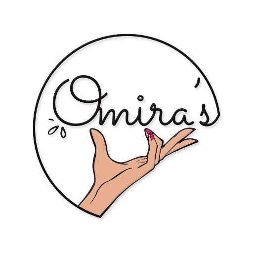 Omira's logo design.