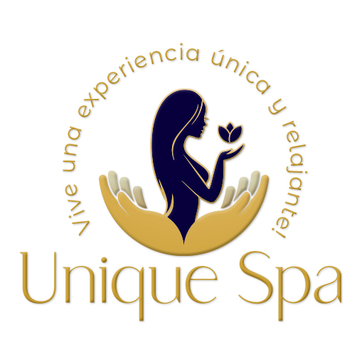 Unique Spa logo design.