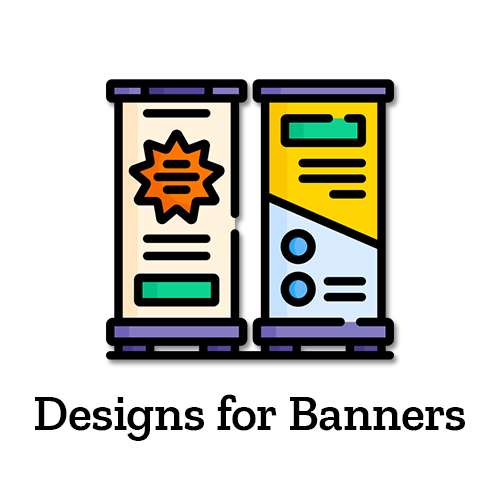 Icon of Banner Design.