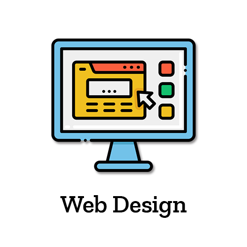 Icon of Web Design.