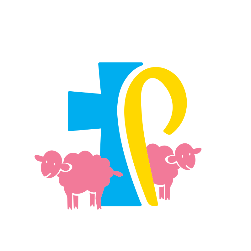 Logo of Kristu Bon Wardador with white tekst.